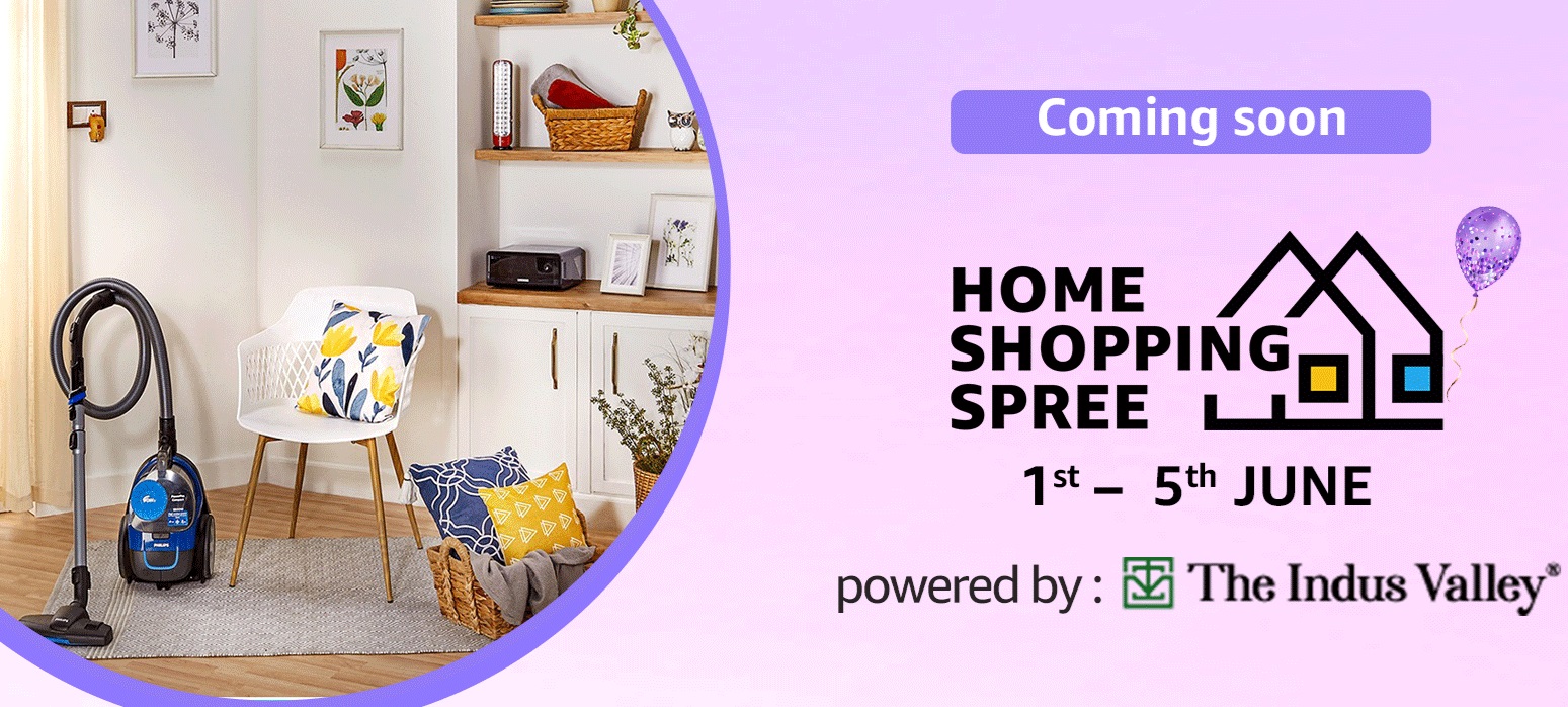 India Desire : Amazon Home Shopping Spree Sale: Minimum 40% Off + Upto Rs 300 Off On Home & Kitchen Appliances Shopping [1st-5th June 2024]